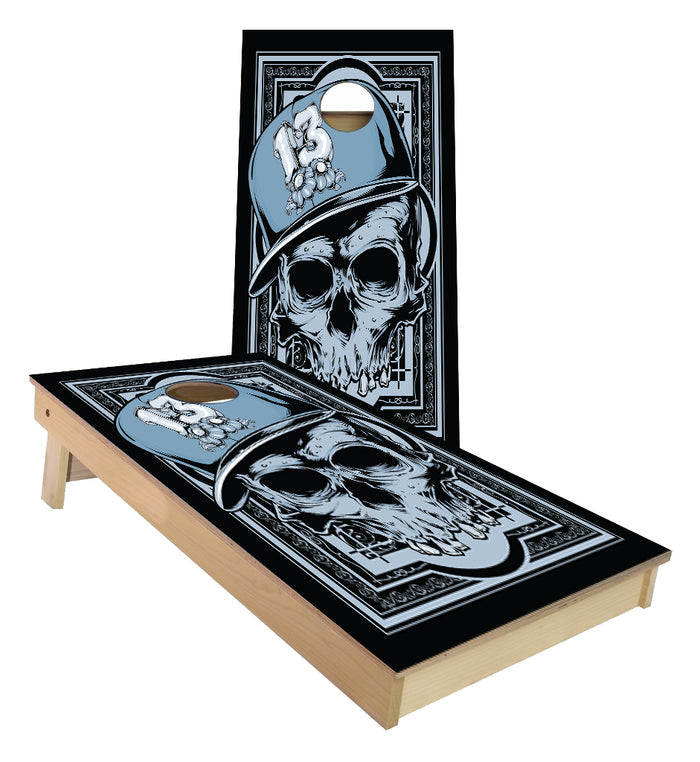 Hip Hop Skull Cornhole Boards