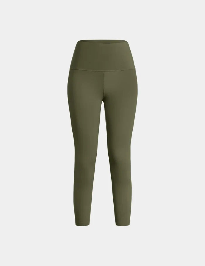 | Front view of model highlighting the coverage and fit | Olive