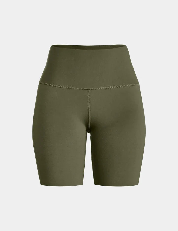 | Front view of model highlighting the coverage and fit | Olive