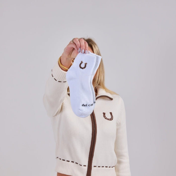 Del Campo Horseshoe golf socks