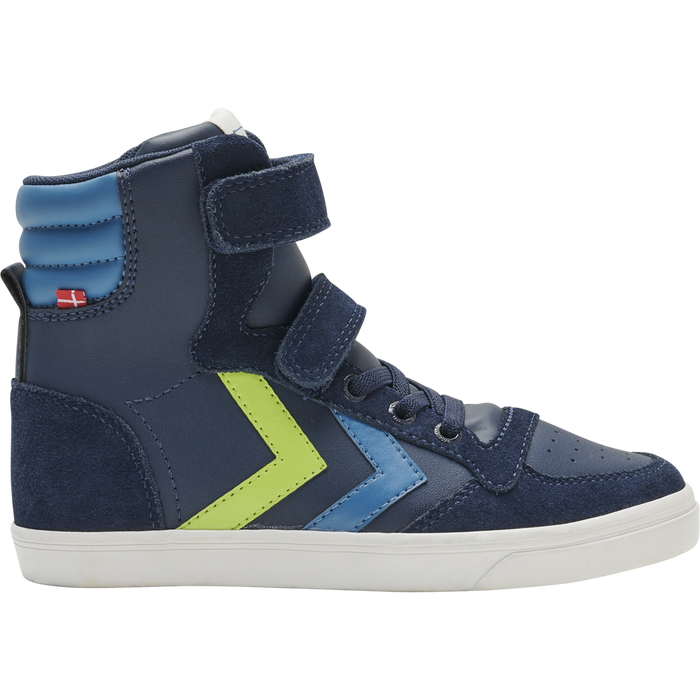 Hummel Kids Trainers | Slimmer Stadil High Top | Black Iris