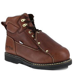 IronAge Brown 6" Metatarsal Protection, Steel Toe #IA5017