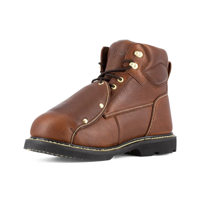 IronAge Brown 6" Metatarsal Protection, Steel Toe #IA5017