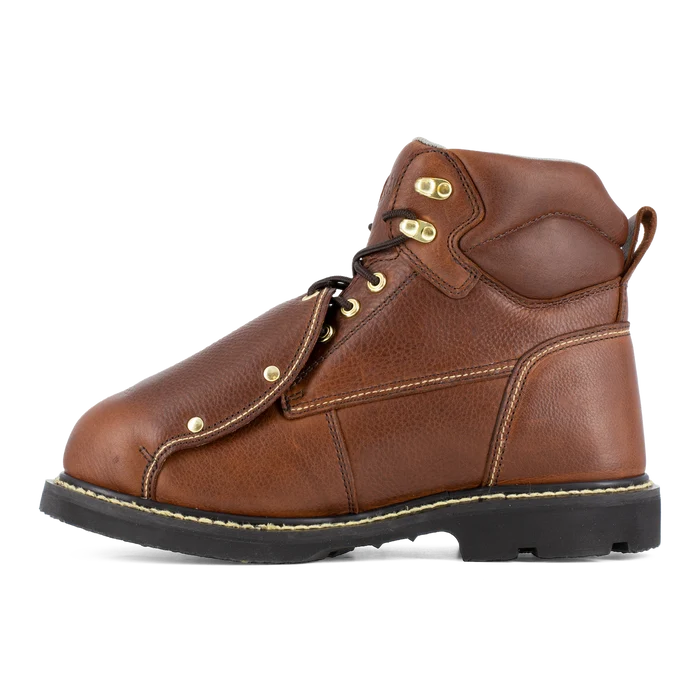 IronAge Brown 6" Metatarsal Protection, Steel Toe #IA5017
