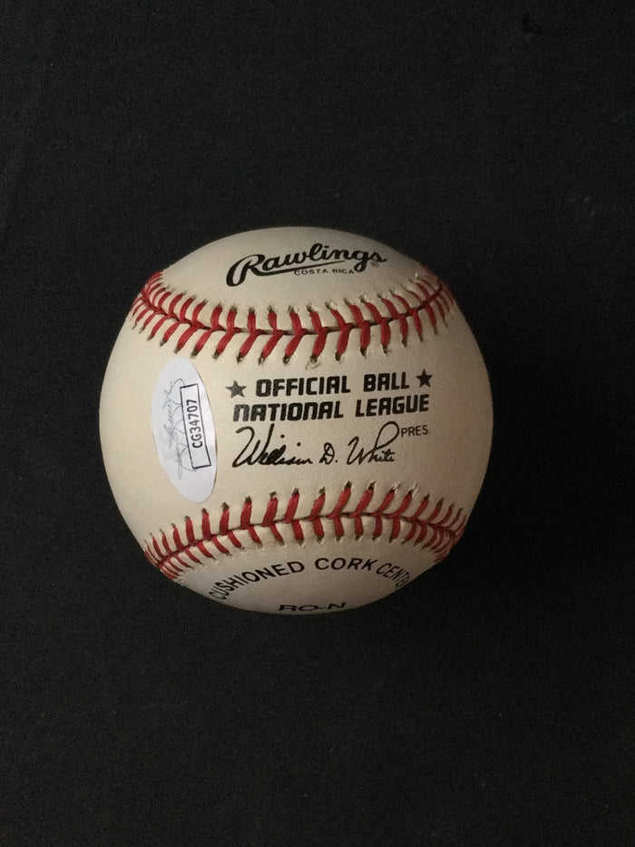 Johnny Mize SIGNED Baseball Cardinals/Yankees HOF JSA Certified