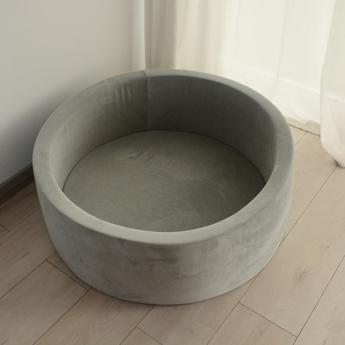 Joy Baby Alexander Grey Round Ball Pit with Ball Package