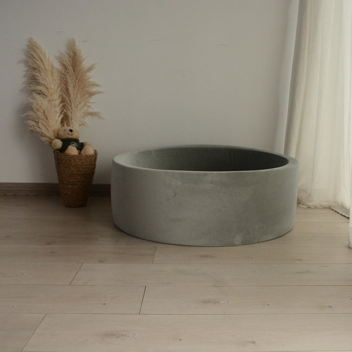 Joy Baby Alexander Grey Round Ball Pit with Ball Package