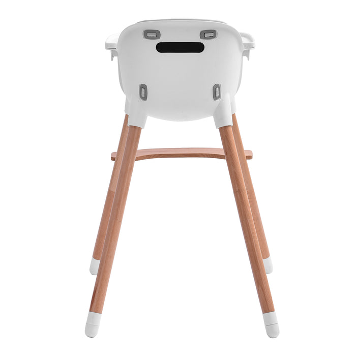 JOY  BABY Amelia 2-in-1 Timber Highchair - Grey