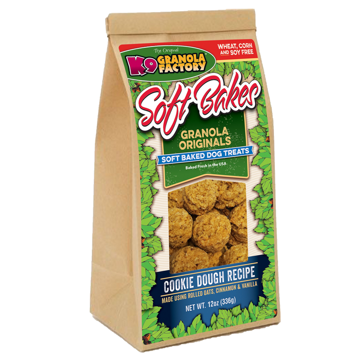 K9 Granola Factory Soft Bakes, Cookie Dough Recipe Dog Treats