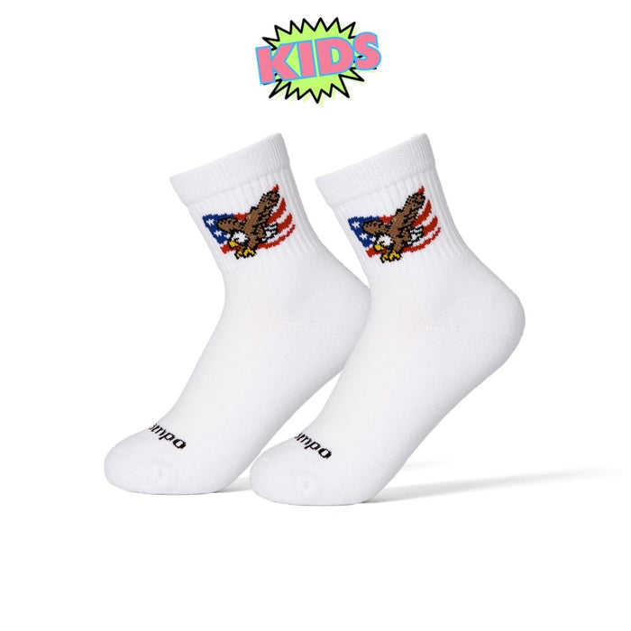 Del Campo Kids Eagle Flag golf socks