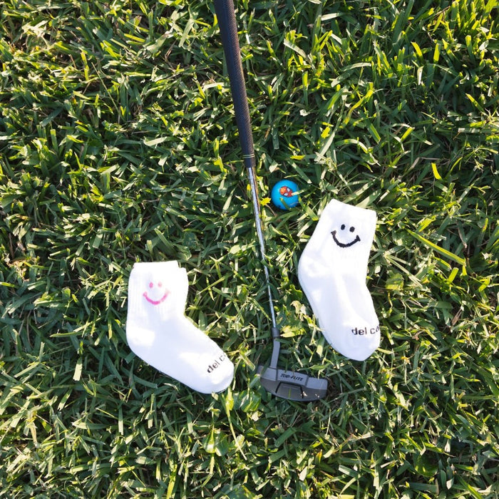 Del Campo Kids Smiley golf socks