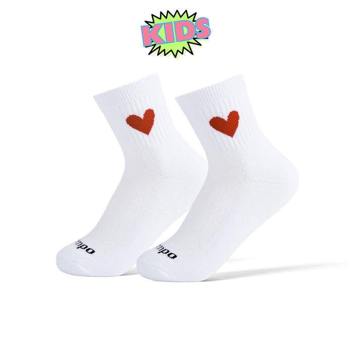 Del Campo Kids Red Heart golf socks