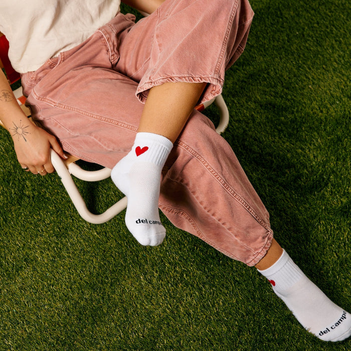 Del Campo Red Heart golf socks