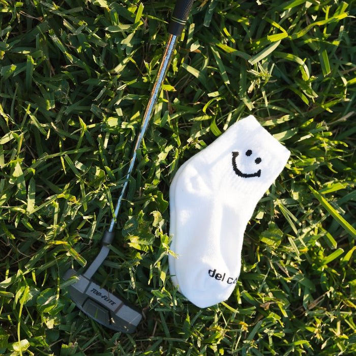 Del Campo Kids Smiley golf socks