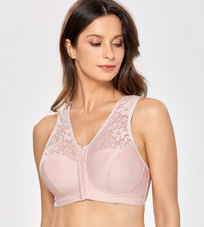 Lace Full Coverage Front Closure Bra