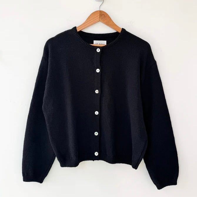 Le Bon Shoppe: Leila Cotton Sweater in Black