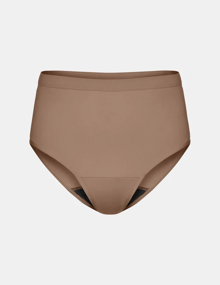 | Front view of model highlighting the coverage and fit | Mushroom