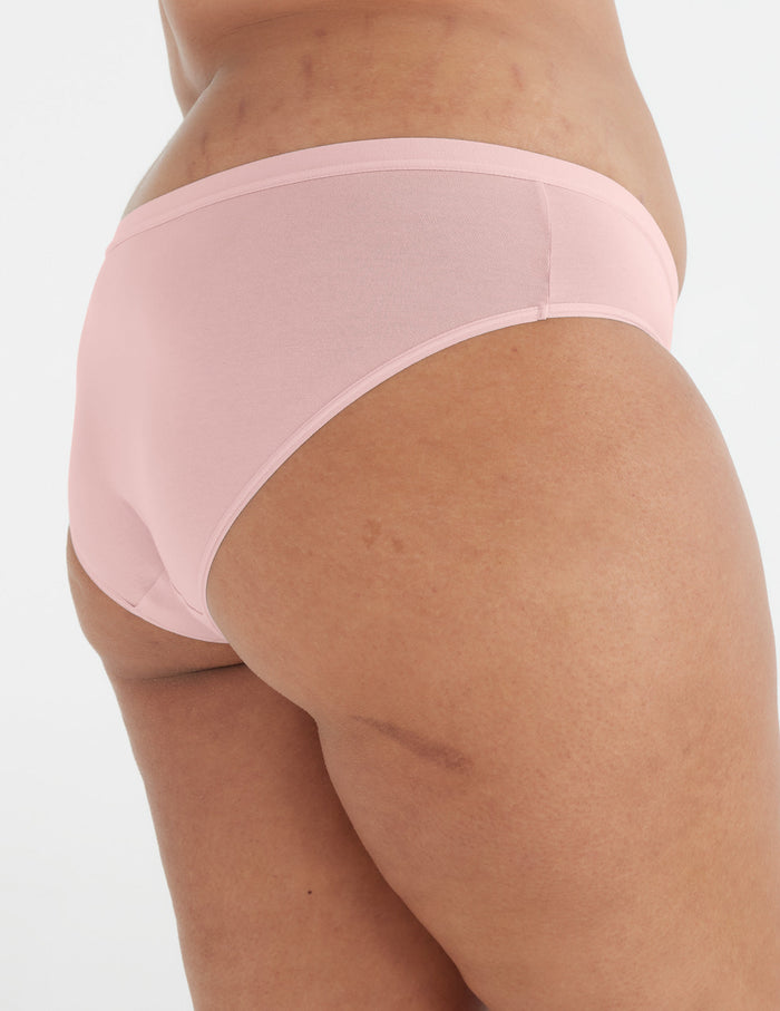 | Front view of model highlighting the coverage and fit | Rose Water