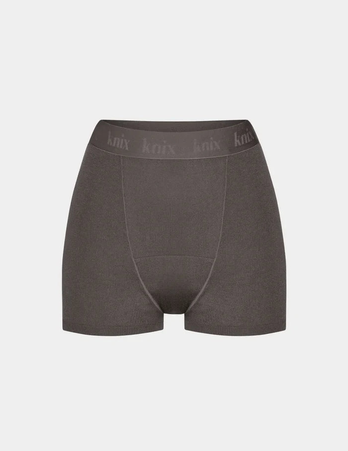 | Front view of model highlighting the coverage and fit | Grey