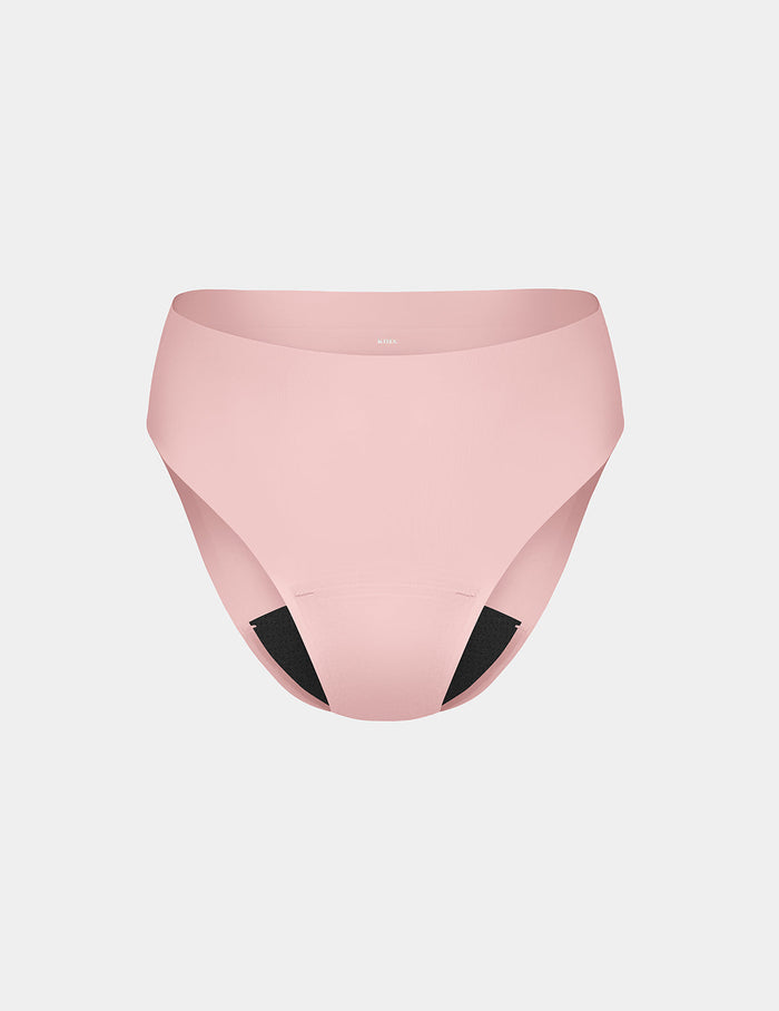 | Leakproof UltraThin No-Show French Cut shown front-facing against a light gray background | Rose Water