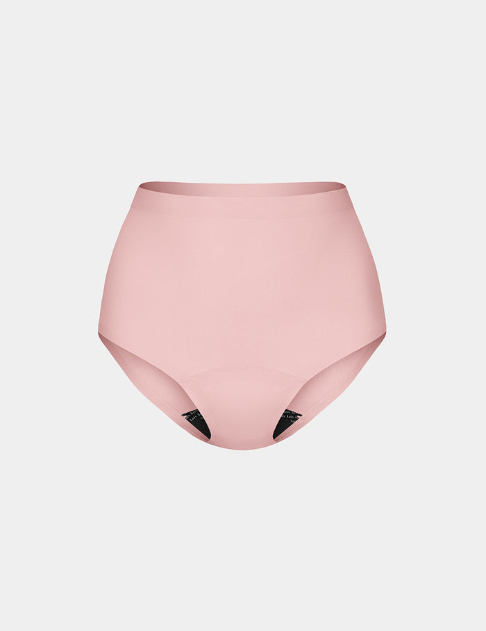 | Leakproof UltraThin No-Show High Rise shown front-facing against a light gray background | Rose Water