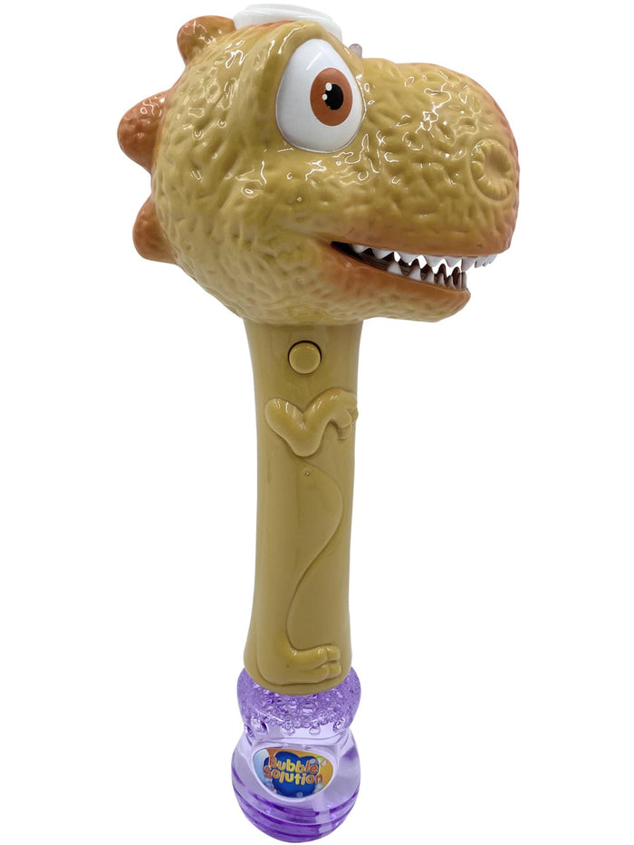 LED Light Up Dinosaur Bubble Wand