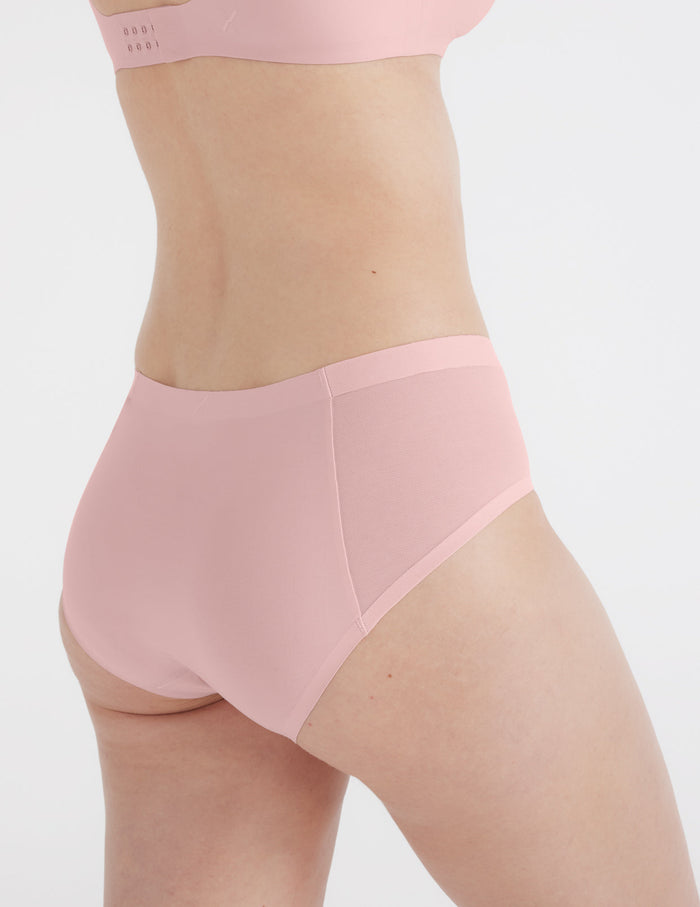 | Front view of model highlighting the coverage and fit | Rose Water