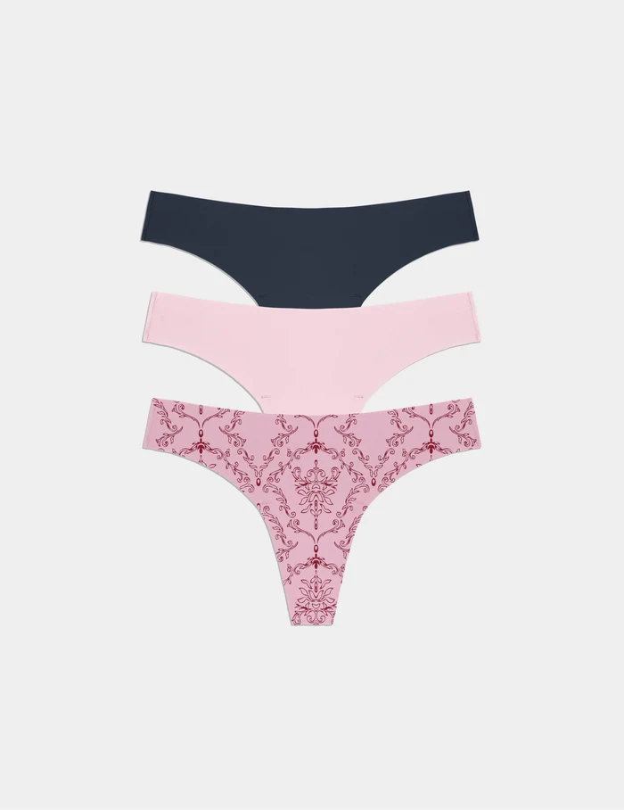 | Twilight Navy/Damask/Pink Party