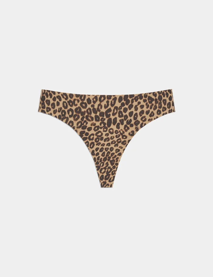 | Front view of model highlighting the coverage and fit | Cheetah Print