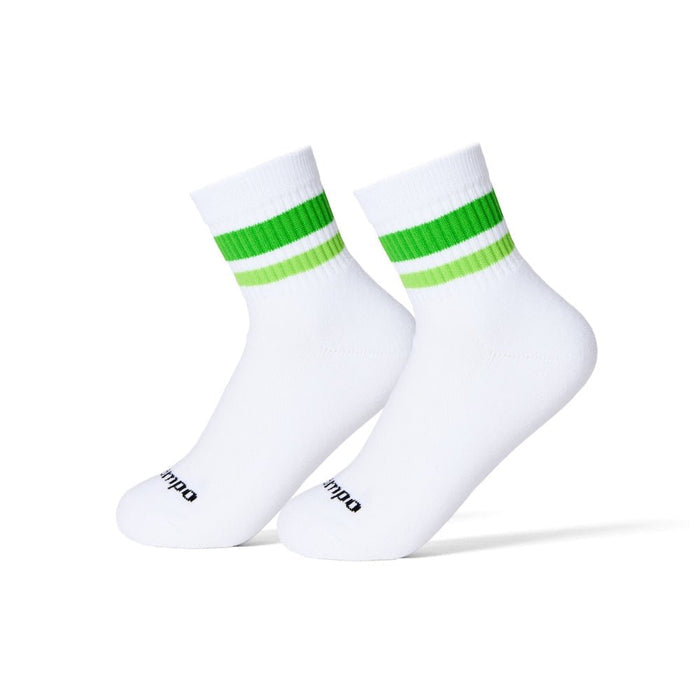 Del Campo Lime Green Stripes golf socks