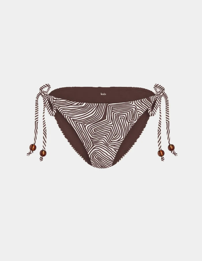 | Limited-Edition Sculpt String Bikini Bottom shown front-facing against a light gray background | Beach Fossil