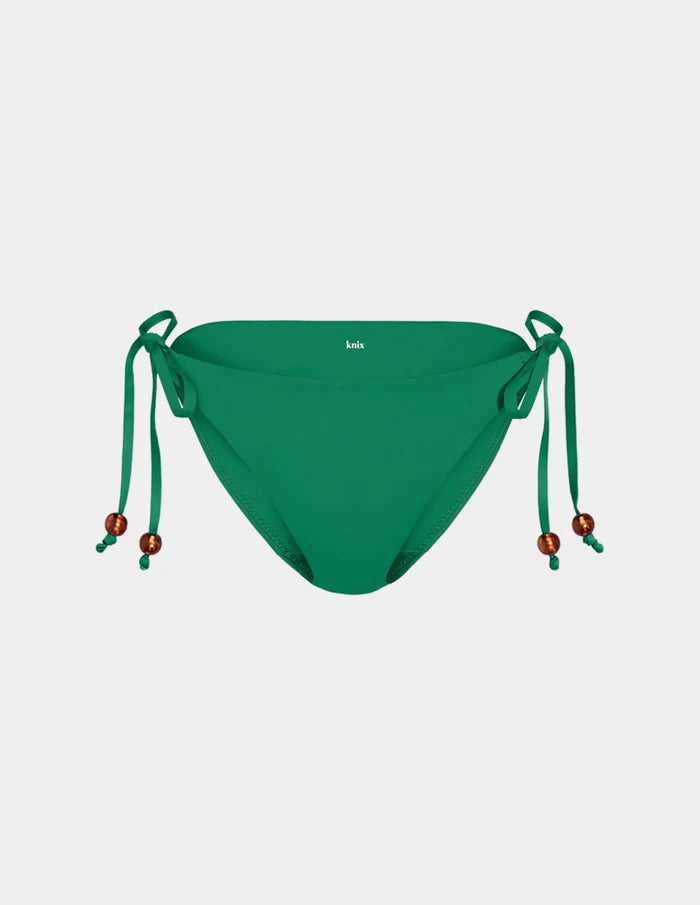 | Limited-Edition Sculpt String Bikini Bottom shown front-facing against a light gray background | Cypress