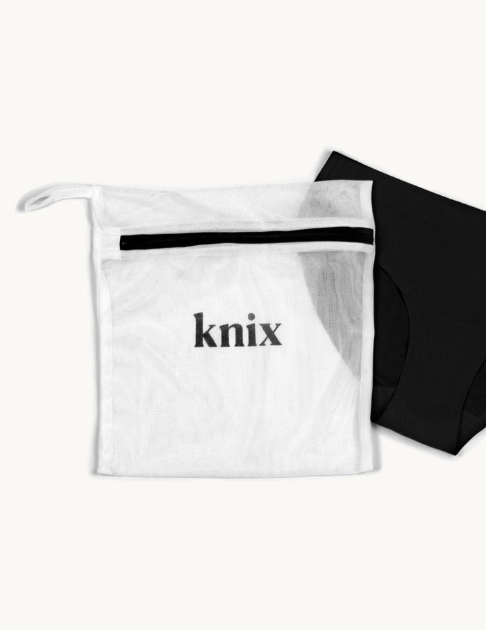 | Lingerie Wash Bag shown front-facing against a light gray background | White