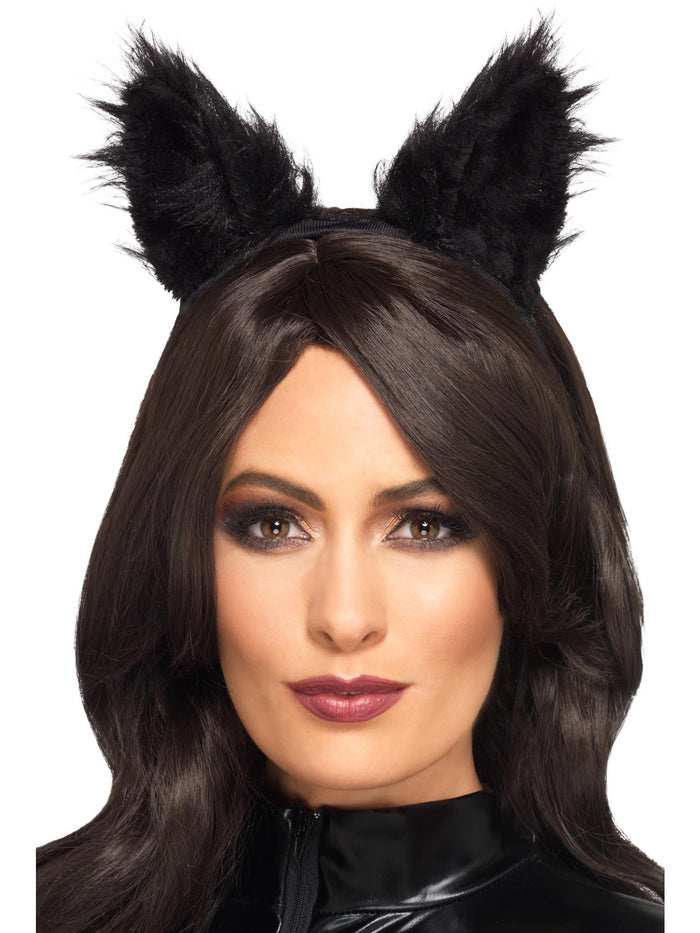 Long Pile Fur Cat Ears