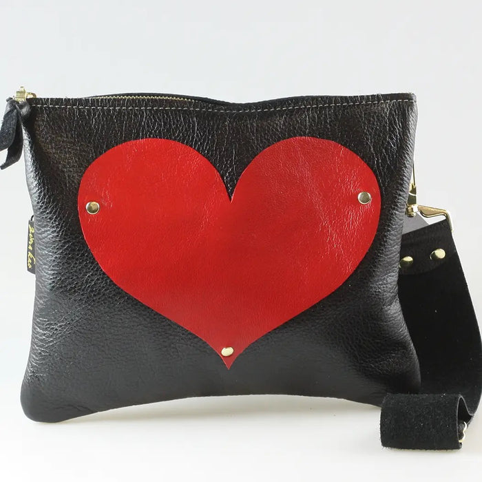 Love Leather Crossbody Bag (various colors)