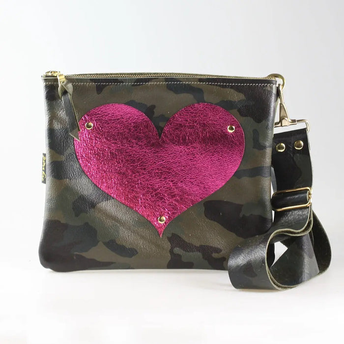 Love Leather Crossbody Bag (various colors)