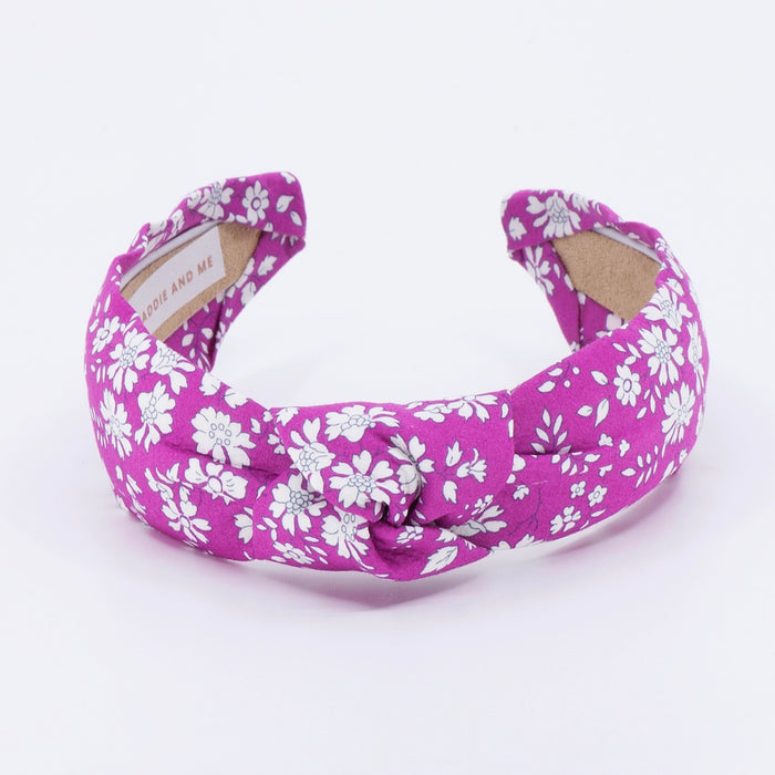 Maddie & Me: Topknot Headband in various fabrics