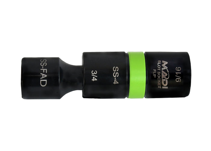 Madi 3 in 1 Slotted Impact Socket - 9/16" and 3/4" SS-4 (Discontinued)