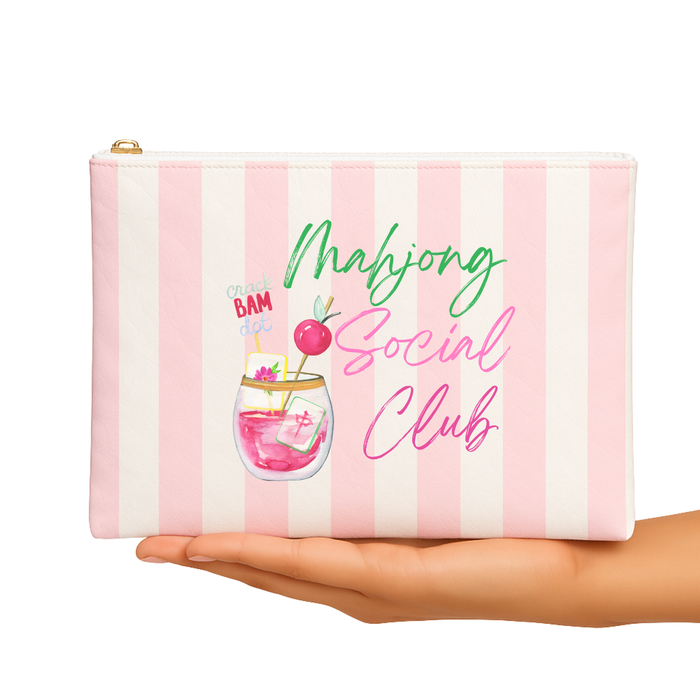 Mahjong Social Club| Makeup Pouch