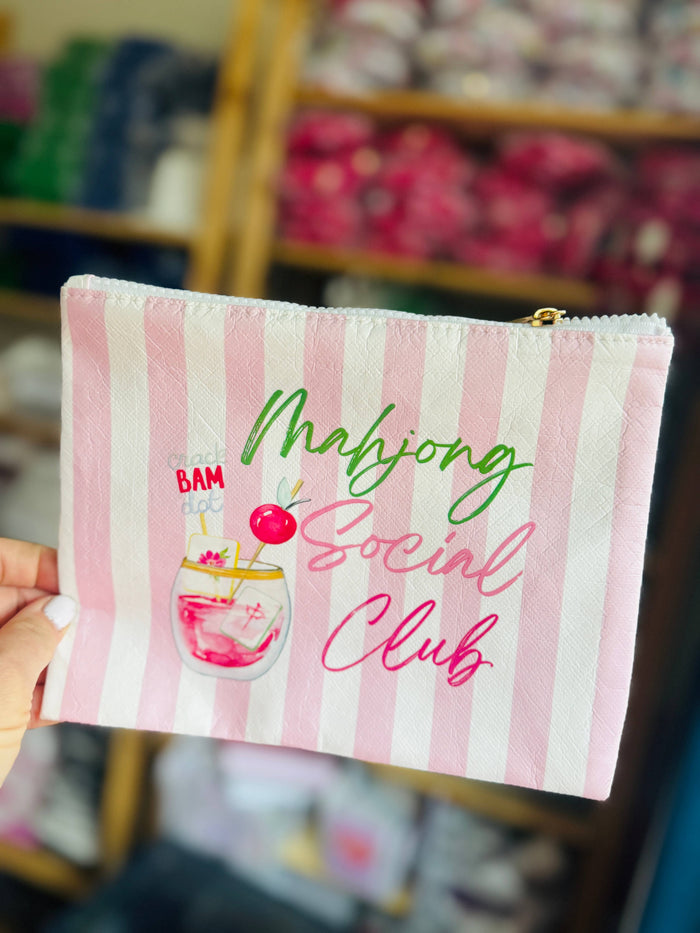 Mahjong Social Club| Makeup Pouch