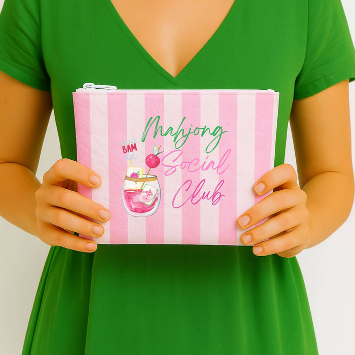 Mahjong Social Club| Makeup Pouch