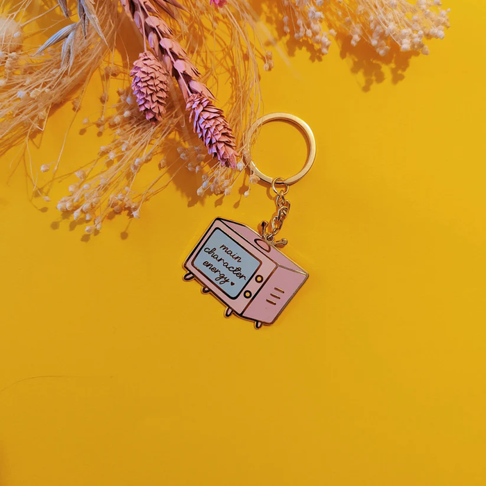 Main Character Energy Keyring