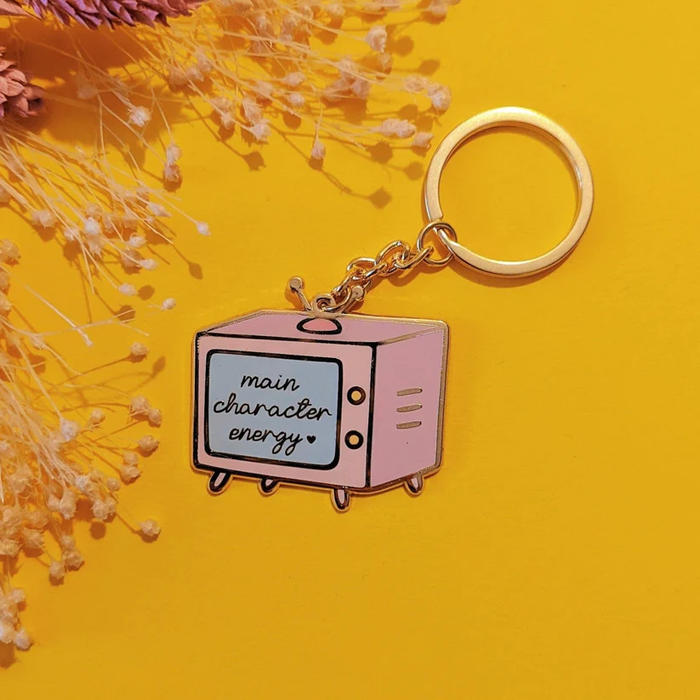Main Character Energy Keyring