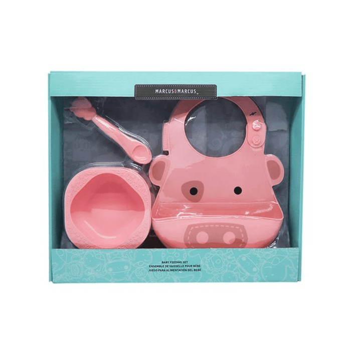 Marcus & Marcus Gift Feeding Set - Lilac Wheel
