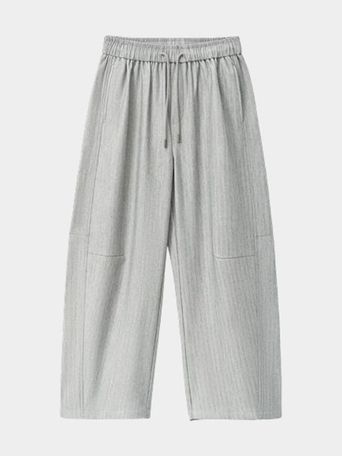 Marram Trouser in Light Grey, front
