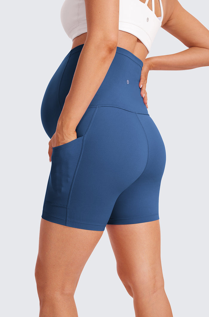 Maternity Shorts with Pockets 5"