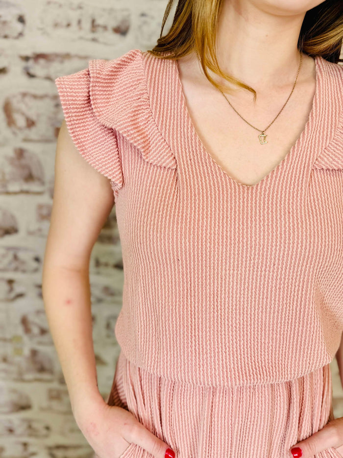 Mauve Romper