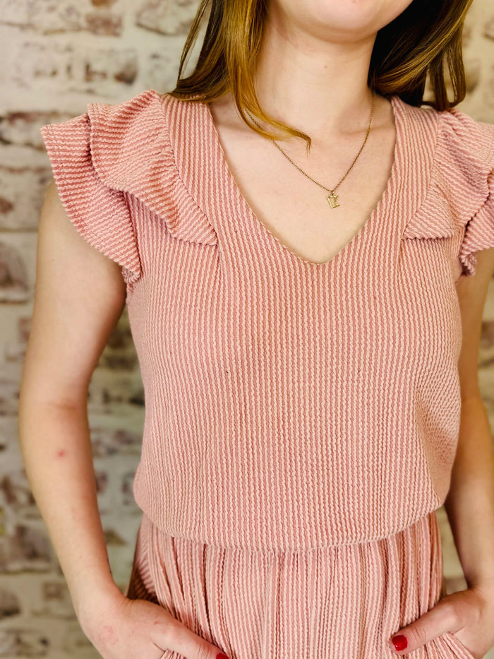 Mauve Romper