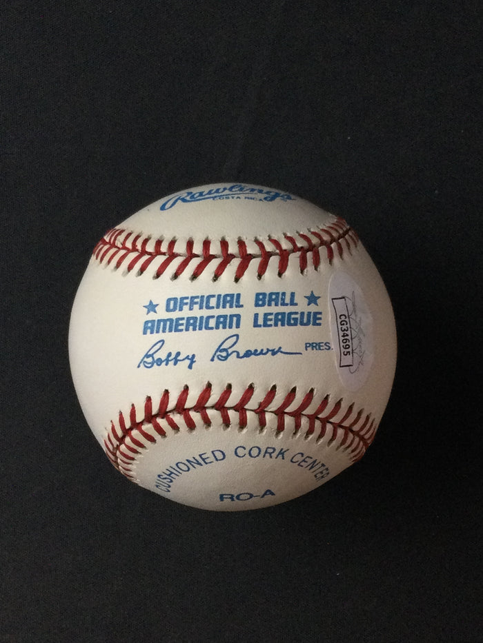 Mel Allen SIGNED Baseball The Voice of the New York Yankees HOF JSA Certified