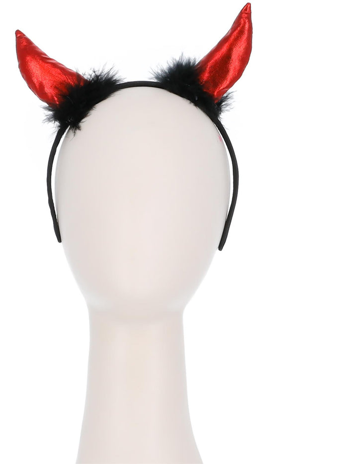 Metallic Devil Horns headband